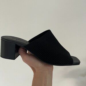 Everlane the Glove Mule in Reknit size 7 - Black